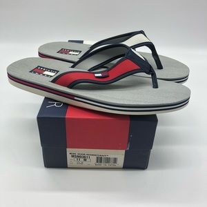 Men Tommy Hilfiger Thong Slide Sandals Vintage